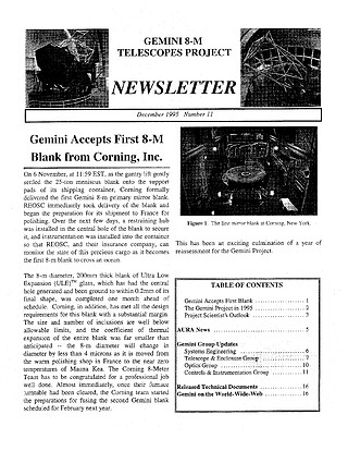 Gemini Focus 011 —  December 1995