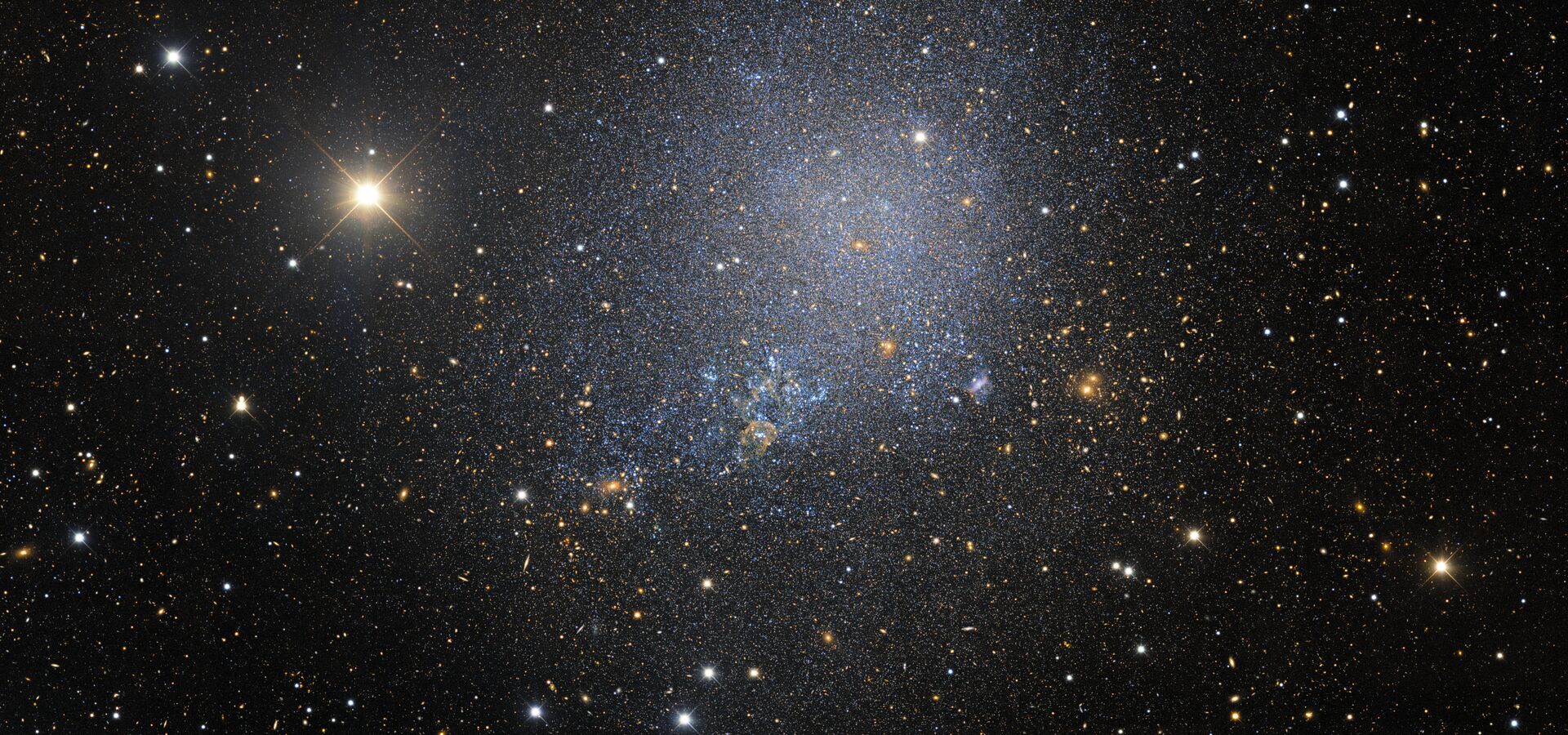 Irregular galaxy IC1613 from DES