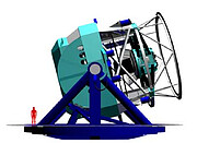 Sideview of the 8.4-meter LSST