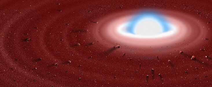 Dusty Old Star Offers Window to Our Future, Astronomers Report