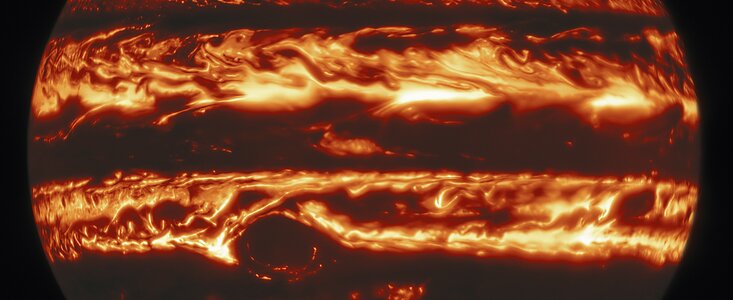 Gemini North Infrared View of Jupiter