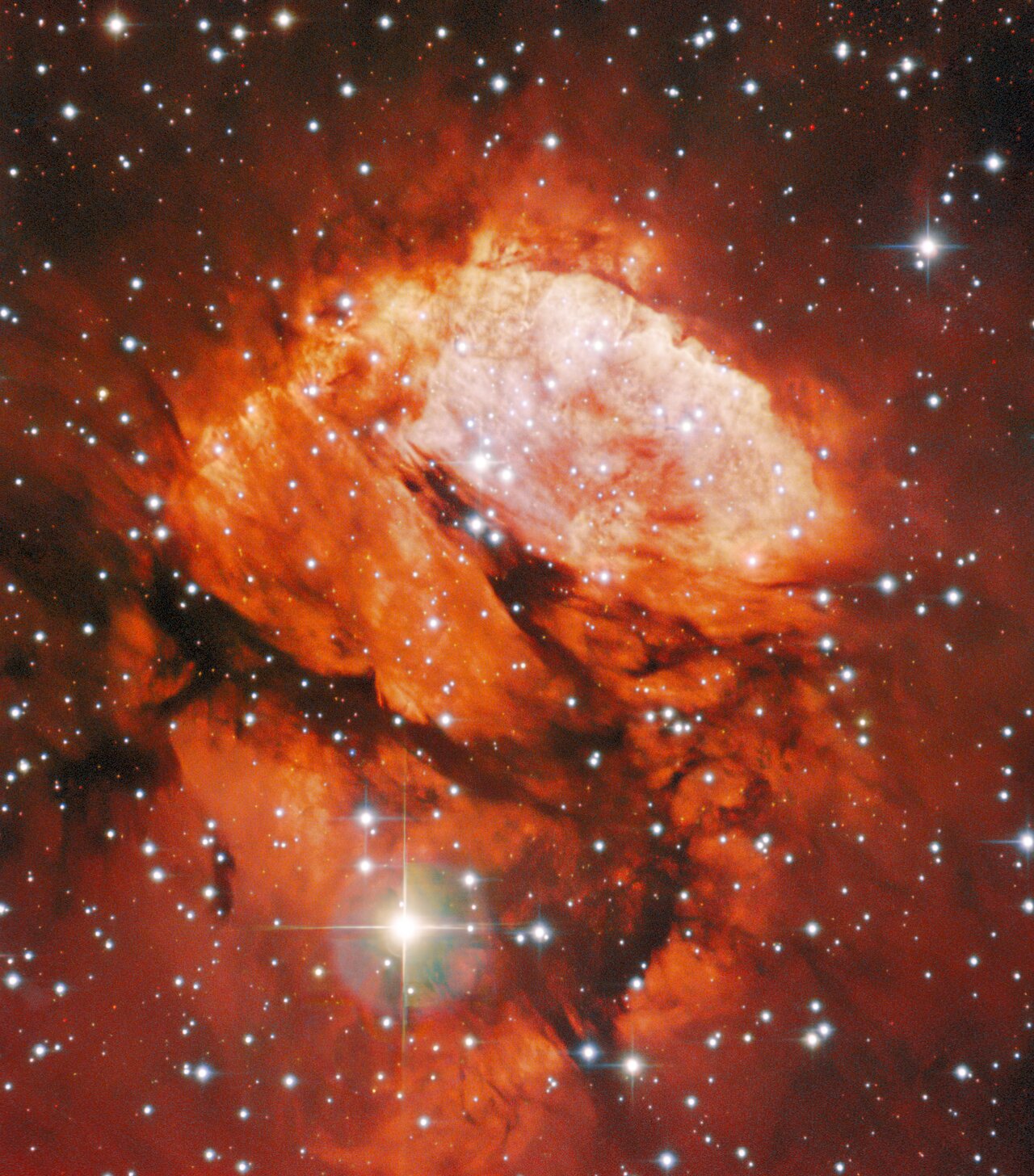 red nebula hubble