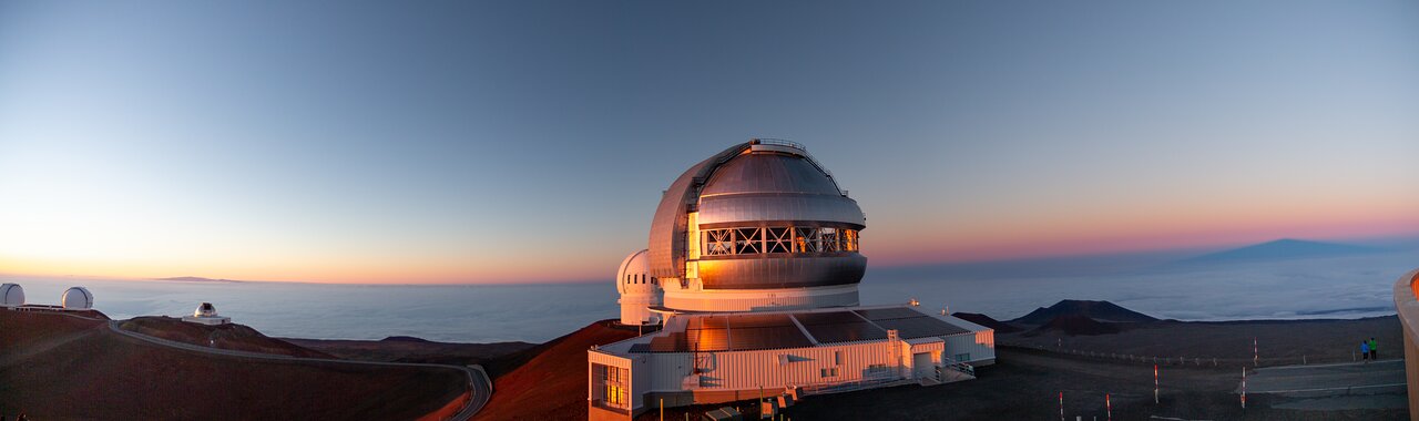 Photograph of Gemini North telescope