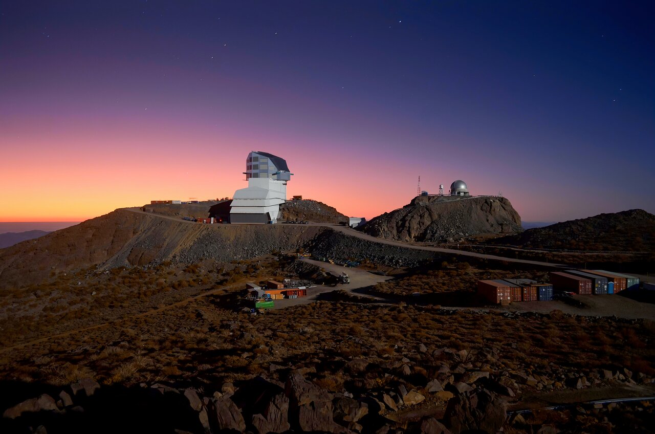 Vera C Rubin Observatory At Twilight NOIRLab