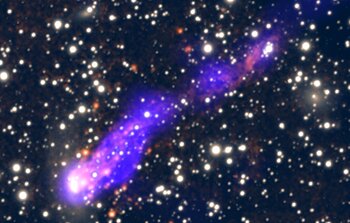 Orphan Stars Found in Long Galaxy Tail