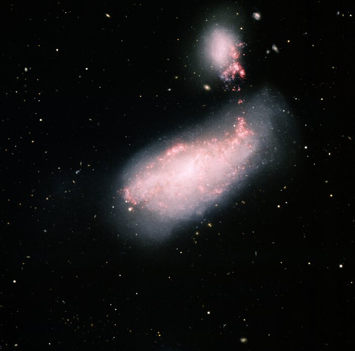 NGC 4490, Barred Spiral Galaxy