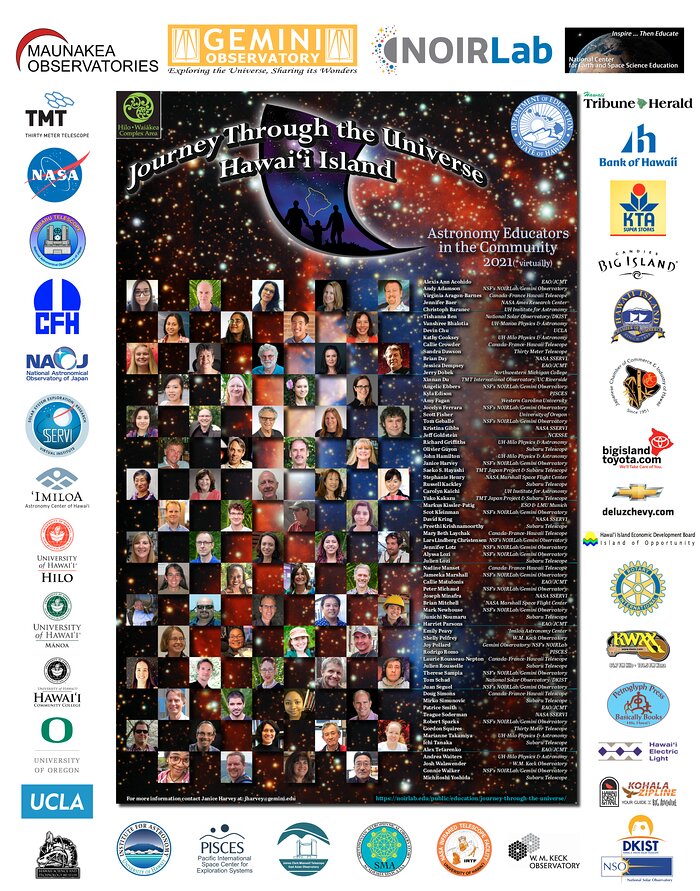 Journey Through the Universe 2021 poster
