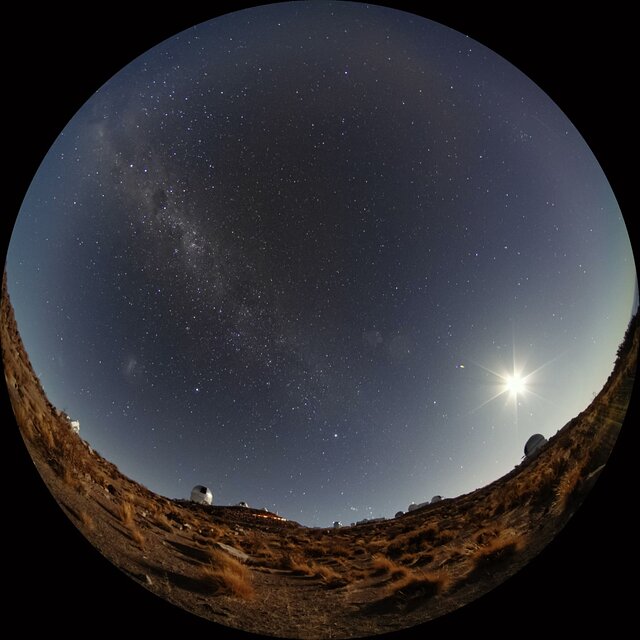 The Desert Landscape and Dynamic Nightscape at Cerro Tololo