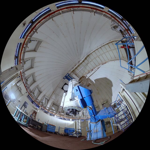 WIYN 0.9-meter Telescope Interior Fulldome