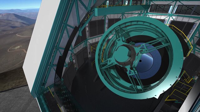 Animation of LSST rotating