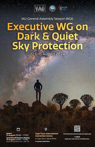 Conference Poster: IAU GA Exec WG on Dark & Quiet Skies