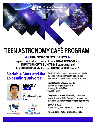 Electronic Poster: Teen Astronomy Café - March 2020