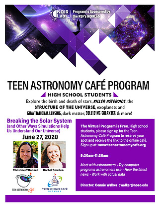 Electronic Poster: Teen Astronomy Café - June 2020