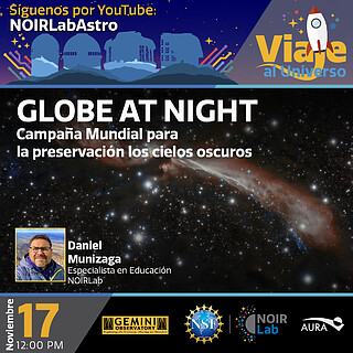 Electronic Poster: Viaje al Universo - "Globe at Night"