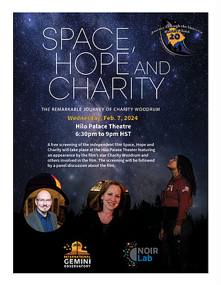Electronic Poster: Space, Hope and Charity