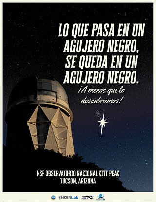 Electronic Poster: Black Hole Week Kitt Peak (Spanish)