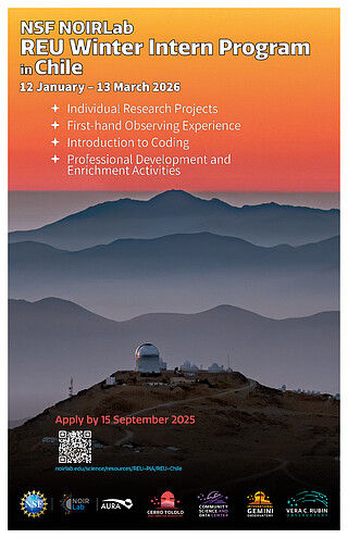 REU Winter Internship Program in Chile 2026