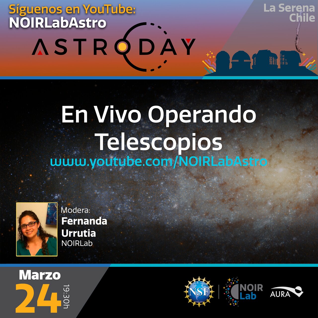 Electronic Poster: AstroDay Chile: Contacto con Salas de Observación