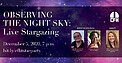 Electronic Poster: Observing the Night Sky: Live Virtual Stargazing