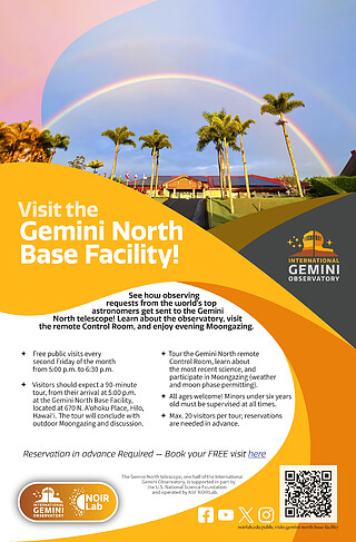 Flyer: Visit the Gemini North Base Facility!