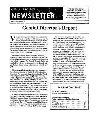 Gemini Focus 005 — June 1993
