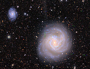 Part of the Virgo Cluster (with and without asteroids)
