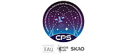Logo del Centro IAU para la Protección de los Cielos Oscuros y Tranquilos contra la Interferencia de Constelaciones de Satélites (CPS)
