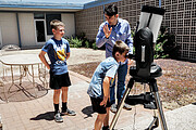 Telescopes in the Courtyard