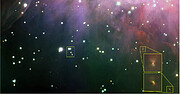 Color composite image of the Trapezium Cluster