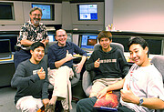 Hilo High students at control room
