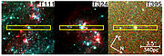 HST-ACS color images of clusters T111, T324 and T395