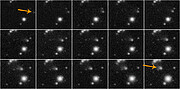 Fifteen consecutive sixty-second exposures of Comet 67P