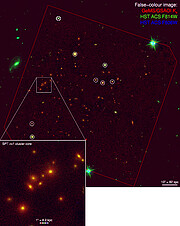 False-color image of SPT-CL J0546–5345