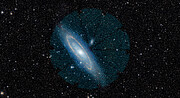Galaxia de Andromeda Galaxy con superposición de DESI