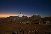 Observatorio Rubin en el crepúsculo