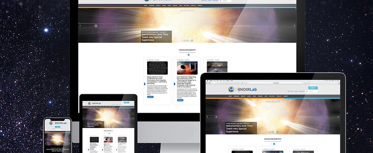 Nuevo sitio web de NOIRLab