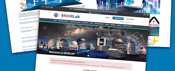 Lanzamiento del sitio web de Ciencia de NOIRLab