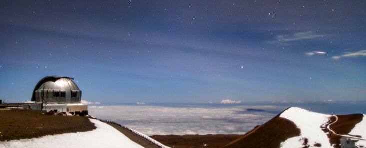 Erupción de Tonga detectada en Maunakea