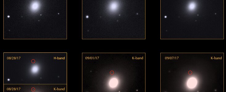 Fusión de estrellas de neutrones es registrada por primera vez con telescopio de Gemini Sur