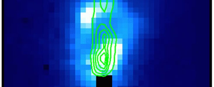 Reconstructed image from the NIFS integral field spectroscopy