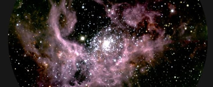 FLAMINGOS-2 image of the Tarantula Nebula