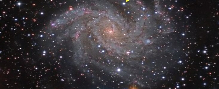 Spiral galaxy NGC 6946 and SN 2017eaw