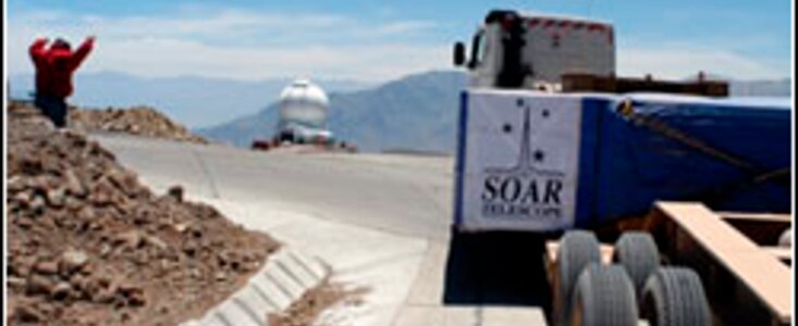 SOAR Mirror Arrives in Chile