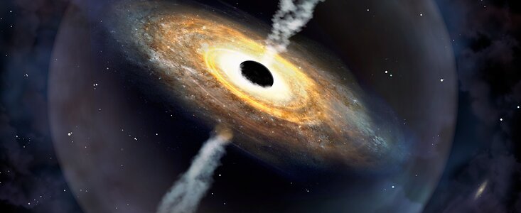 Newswise: Monster Black Hole Found in the Early Universe
