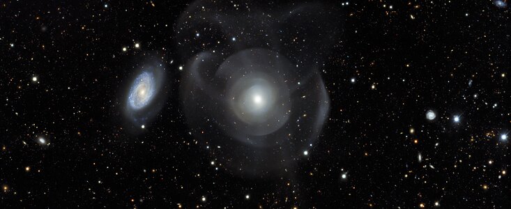 Elliptical galaxy NGC 474 — excerpt from the Dark Energy Survey