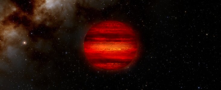 Brown Dwarf Illustration