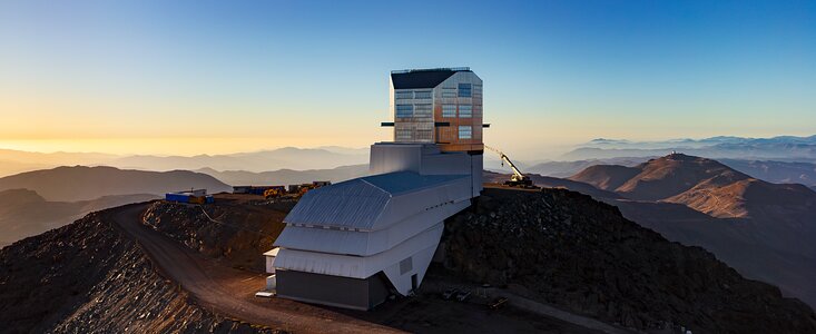 Rubin al atardecer en diciembre de 2023