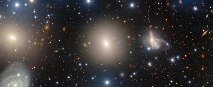 Gemini North Captures Galactic Archipelago Entangled In a Web Of Dark Matter