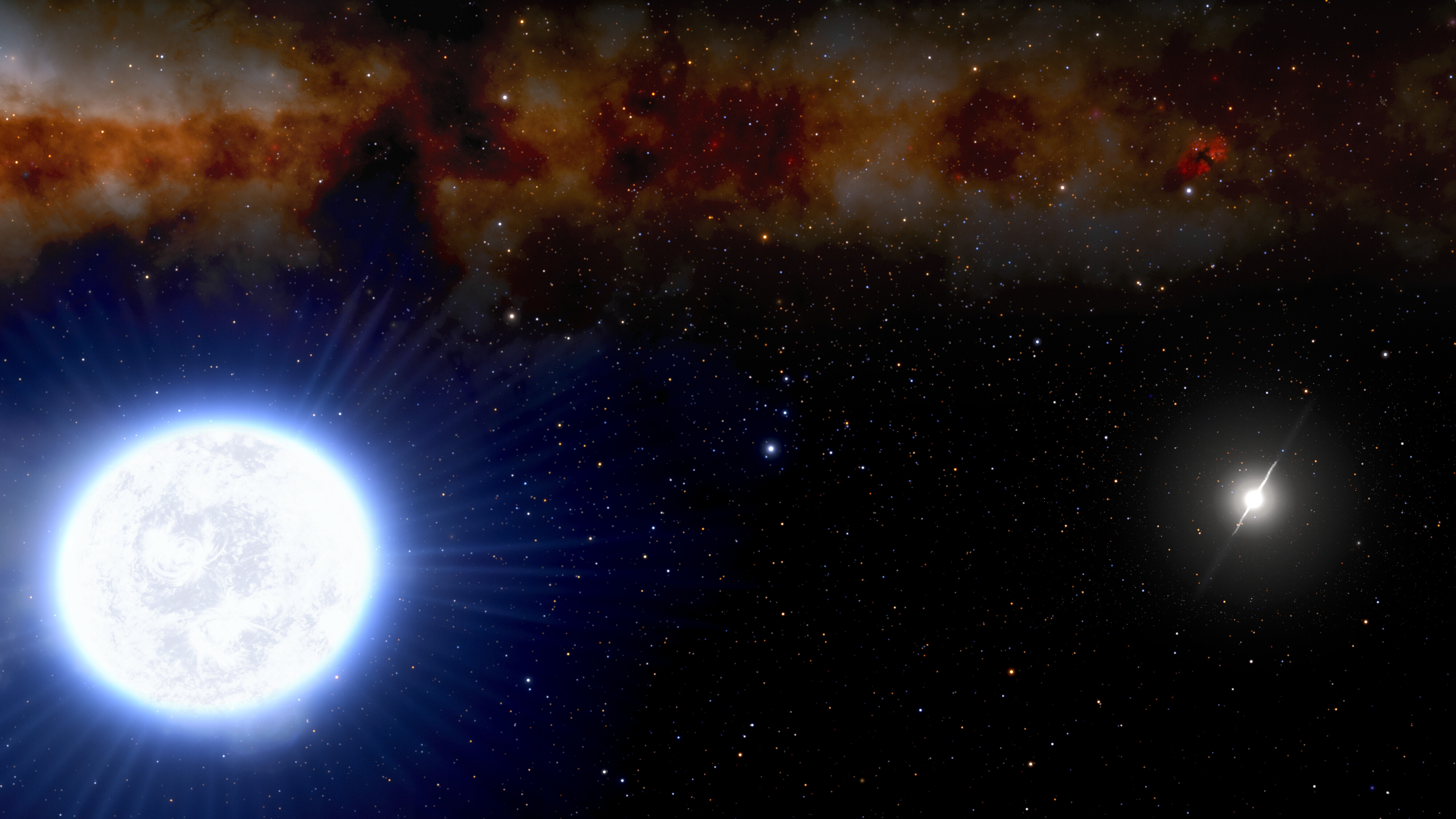 Newswise: Astrónomos descubren “araña cósmica” emitiendo poderosos rayos gamma