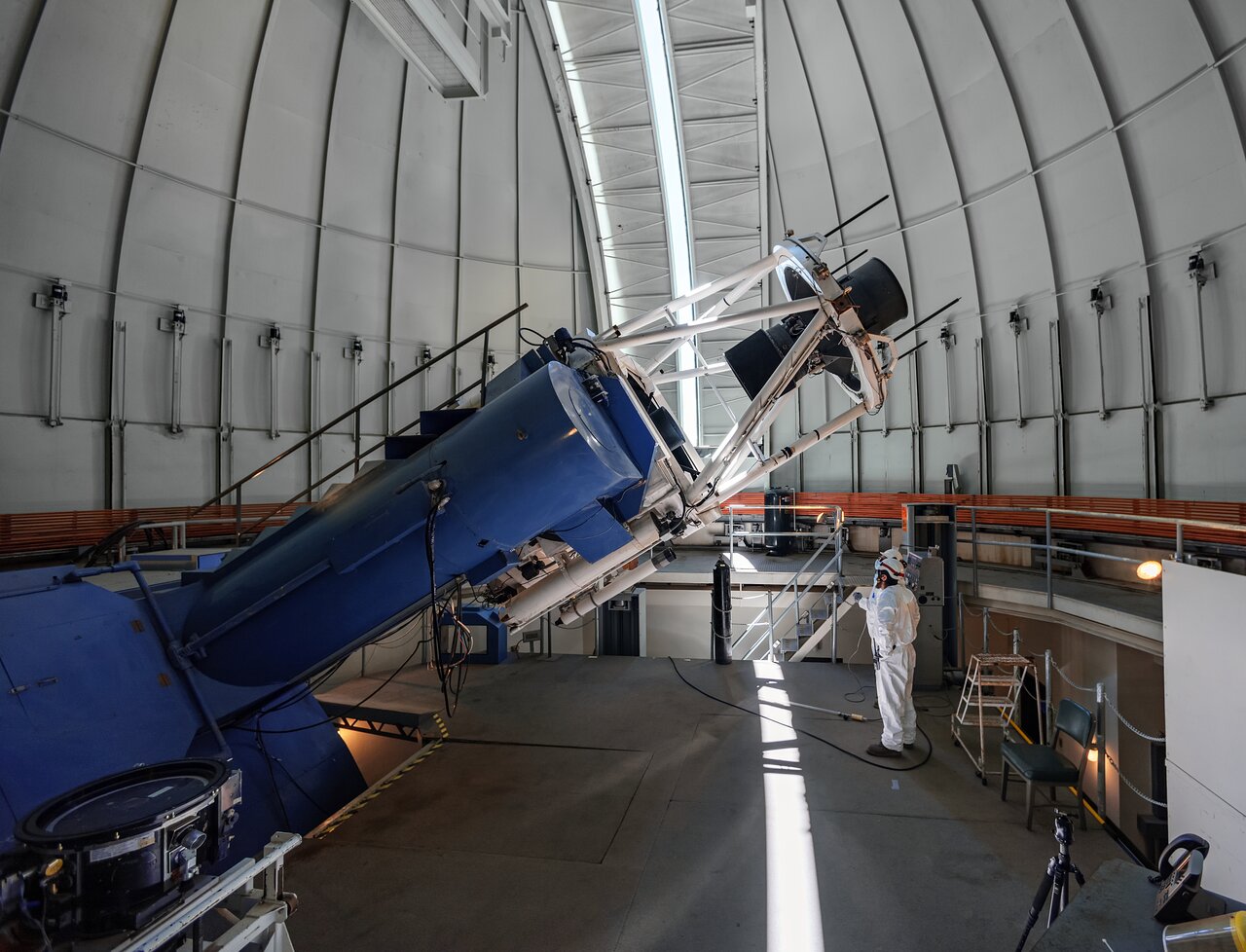 Fotografía del Telescopio SMARTS de 1,5 metros
